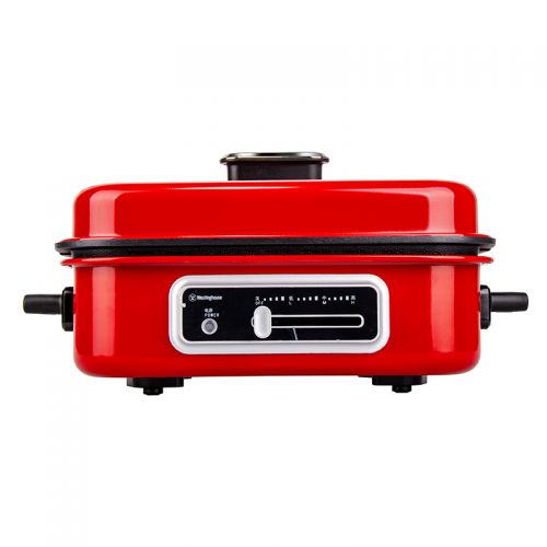西屋（Westinghouse）4.5L多功能锅料理烹饪锅电烧烤锅WSC-1423（红色）