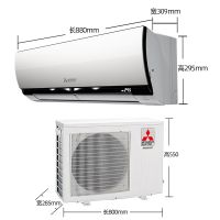 三菱电机 AHJ系列 1.5匹 变频冷暖 壁挂式空调 MSZ-AHJ12VA（白色）